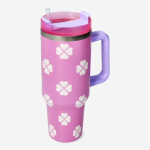 Tumbler with clover print - 1.2 L - Image 1