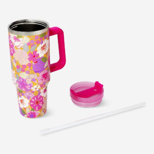 Tumbler with floral print - 1.2 L - Image 3