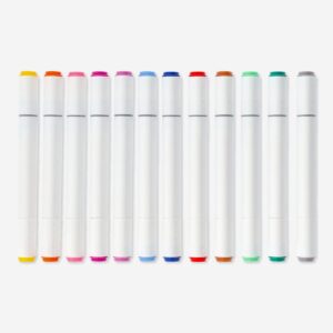 Coloured Twin Markers - 12 pcs - Image 3