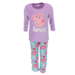 Peppa Pig Pyjama Coral Fleece - Love - Image 1