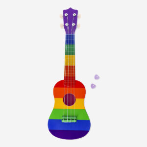 Rainbow ukulele