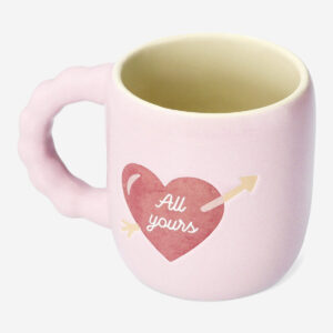 Mug with Embossed Heart - 350 ml - Image 1