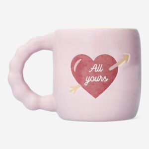 Mug with Embossed Heart - 350 ml - Image 2