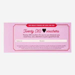 Valentine's themed vouchers - Image 1