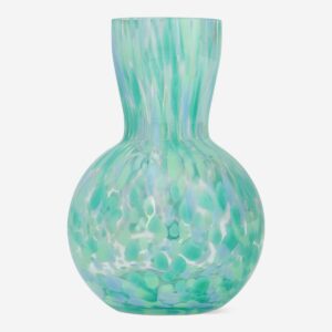 Vase with blue splash design - Image 2