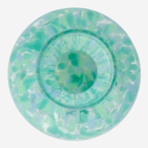Vase with blue splash design - Image 3