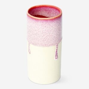 Vase with dripping glaze - Image 1