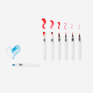 Watercolour brushes. 6 pcs - Image 3