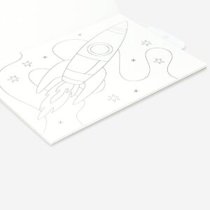 Watercolouring book - Space themed - Image 3