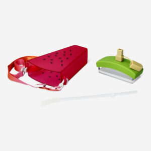 Watermelon drinking bottle with carrying strap - 300 ml - Image 3