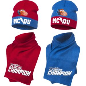 Cars hat and scarf "Ice racing champion" - Image 1