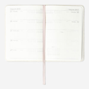Weekly Diary with Linen Cover A6 - English - Image 2