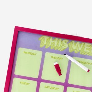 Weekly planner board with marker - Image 3
