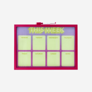 Weekly planner board with marker - Image 1
