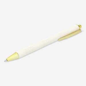 White and Gold Ballpoint Pen - Image 2