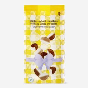 White chocolate eggs with hazelnut cream and cereal - Image 1