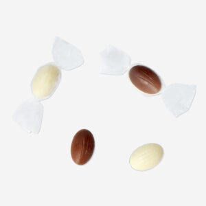 White chocolate eggs with hazelnut cream and cereal - Image 3