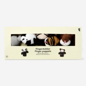Wild animals finger puppets - 5 pcs - Image 2