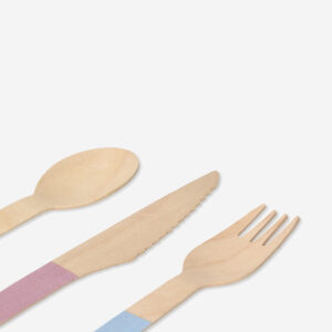 Wooden cutlery. For 4 people - Image 2