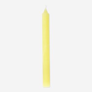Yellow dinner candle - 24 cm