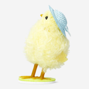 Yellow Easter chick with hat - Small - Image 2