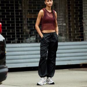 Pia Parachute Pant Black - Image 5