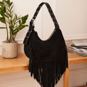 Siena Bag Black Suede - Image 8