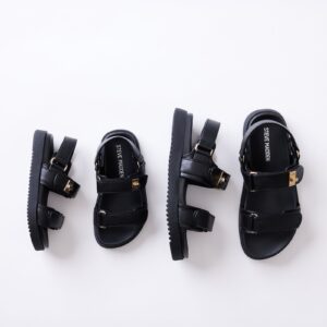 Kids' And Toddlers' Mona Black Sandal Bundle