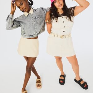 Lake Denim Dress Cream - Image 5
