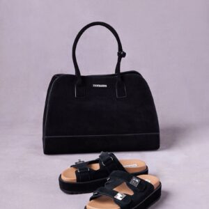 Bigschmona Sandal And Heidee Bag Black Bundle