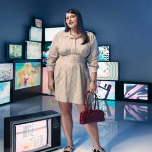 Aria Dress Taupe - Image 5