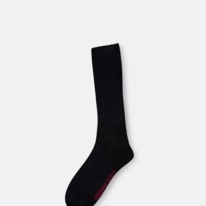 Slouchy Ribbed Crew Single Black