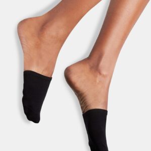 Cap Toe Socks Black/tan