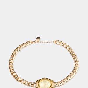 Watch Necklace Gold