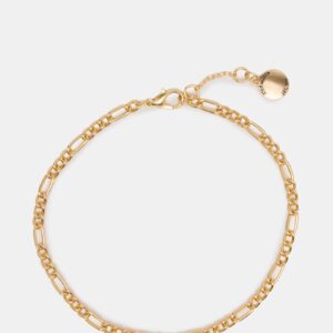 Figaro Chain Anklet Gold