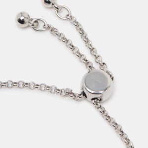Two-tone Friendship Bracelet Silver Multi - Image 3