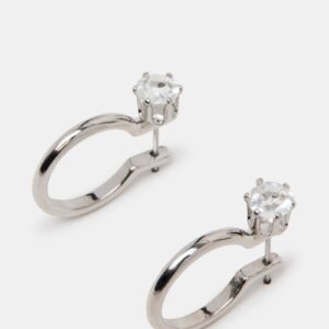 Crystal Earrings Set Black/silver - Image 3