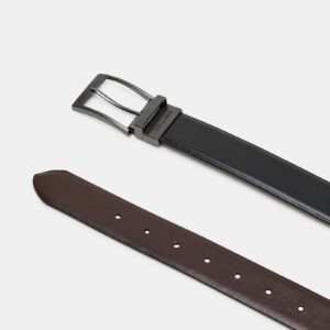 Men's Reversible Burnished Belt Black/brown - Image 3