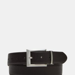 Men's Reversible Saffiano Belt Black/brown - Image 4