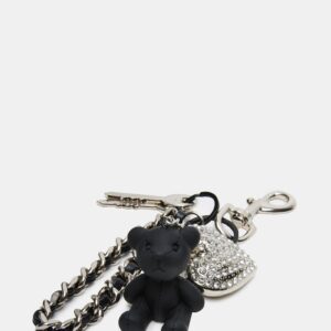 Beary Bag Charm Black - Image 4