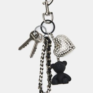 Beary Bag Charm Black
