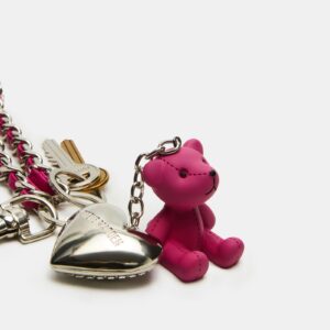 Beary Bag Charm Fuchsia - Image 4