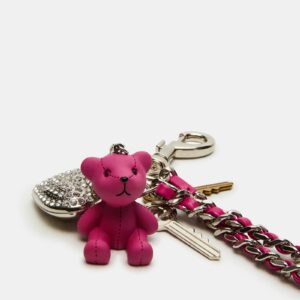 Beary Bag Charm Fuchsia - Image 3