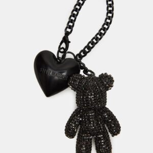 Teddy Bag Charm Black - Image 3