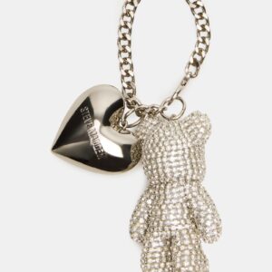 Teddy Bag Charm Silver - Image 3