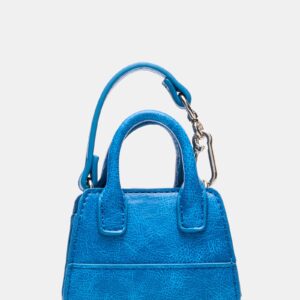 Micro Tote Bag Charm Blue - Image 5