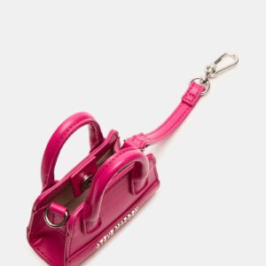 Micro Tote Bag Charm Fuchsia - Image 4