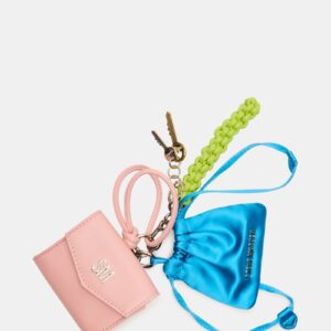 Travel Bag Charm Coral Multi