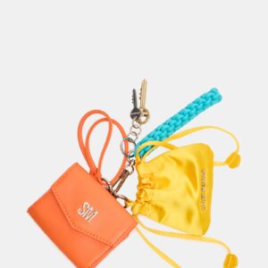 Travel Bag Charm Orange Multi