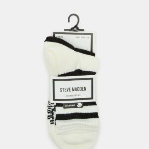 3 Pack Striped Crew Socks Ivory - Image 3